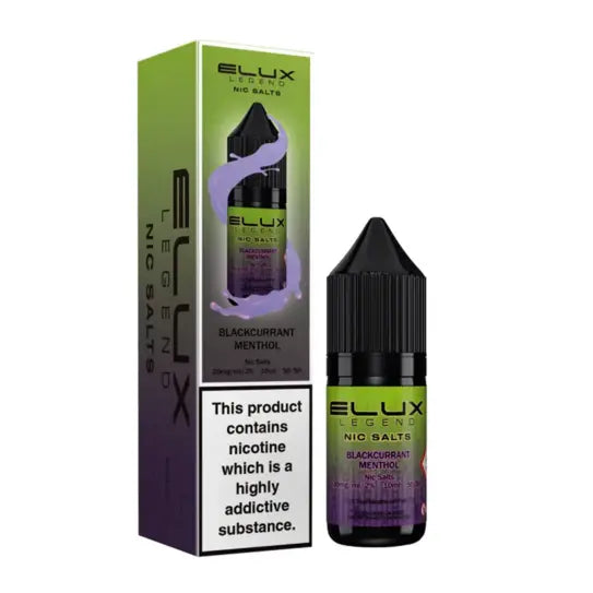 ELUX Legend 10ml Nic Salts - Blackcurrant Menthol