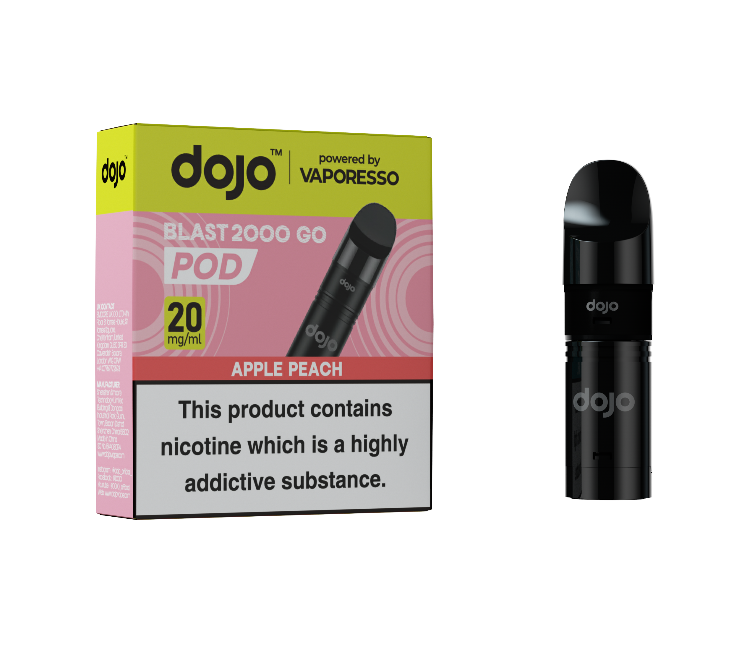 Vaporesso DOJO Blast 2000 Go Refillable Pods