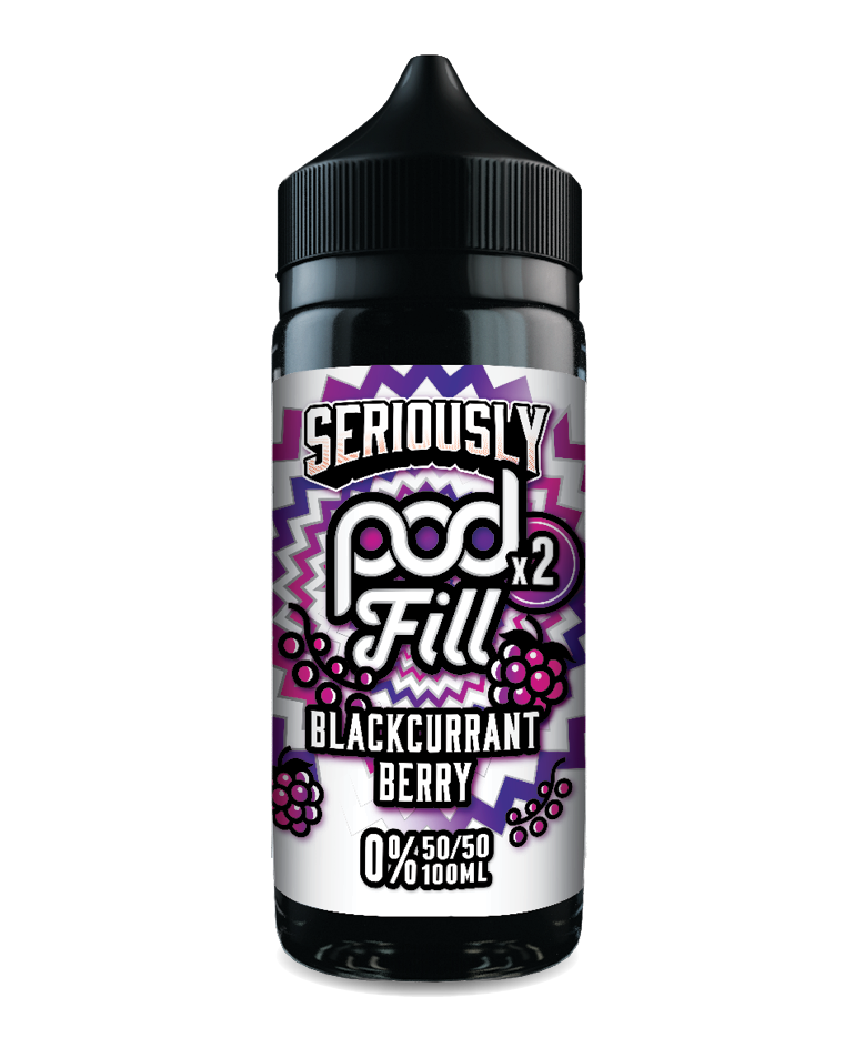 Seriously Pod Fill x2 100ml - Blackcurrant Berry (FREE NIC SHOTS)