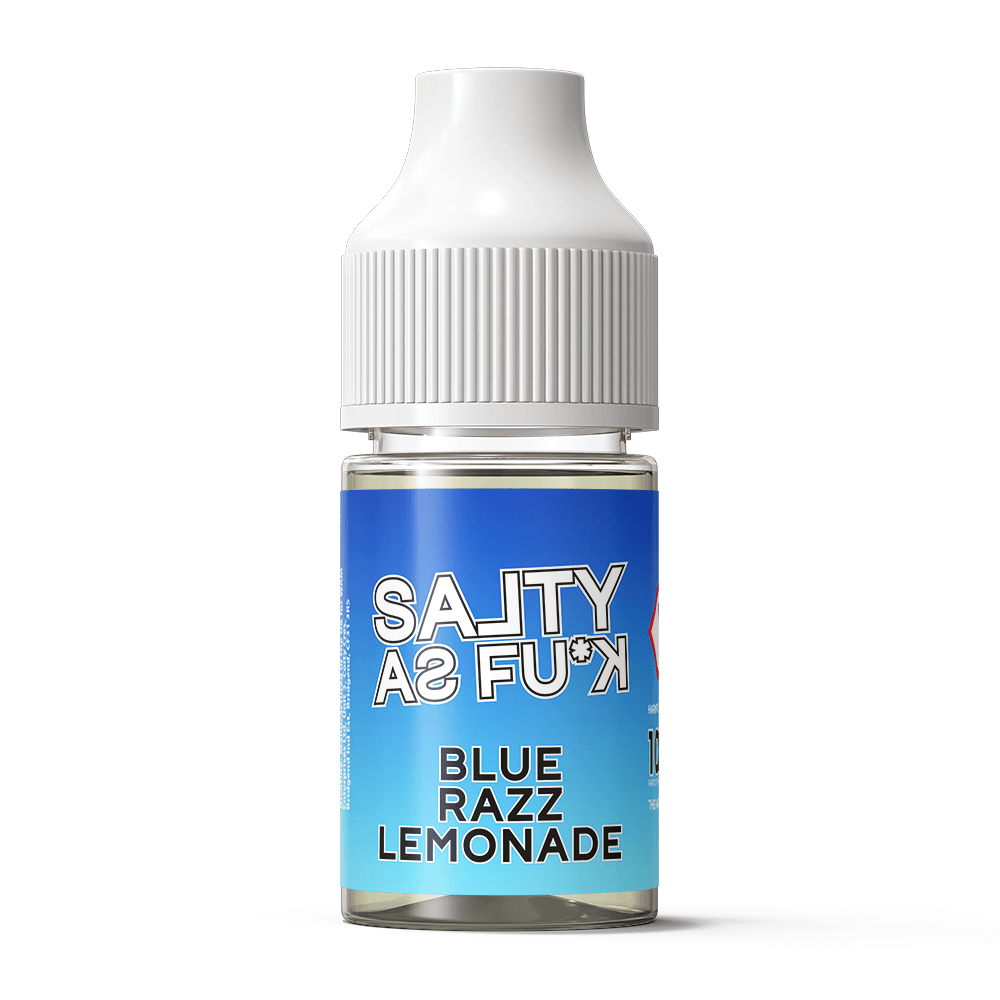 Blue Razz Lemonade - Salty As Fu*k (Bar Salts) 10ml The Vape Escape Wales & England Blue Razz Lemonade - Salty As Fu*k (Bar Salts) 10ml The Vape Escape Wales & England