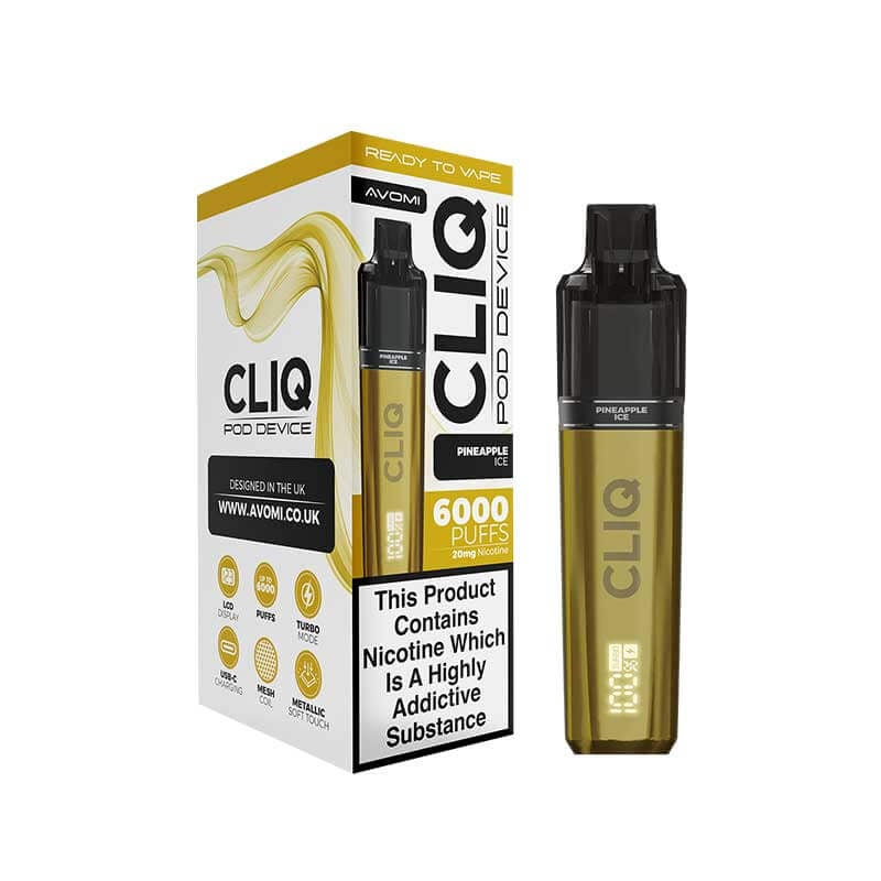 Avomi Cliq Prefilled Pod Kit - Pineapple Ice