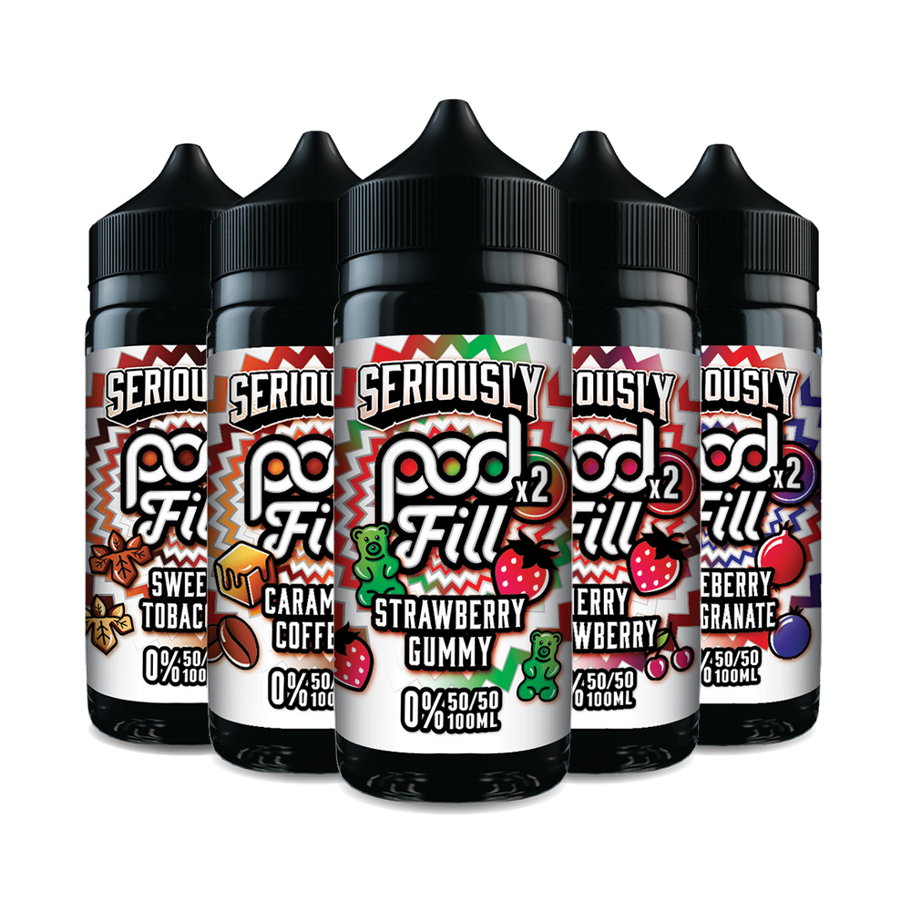 pod fill vape juice Seriously Pod Fill x2 100ml (FREE NIC SHOTS) – The Vape Escape Wales & England pod fill vape juice Seriously Pod Fill x2 100ml (FREE NIC SHOTS) – The Vape Escape Wales & England