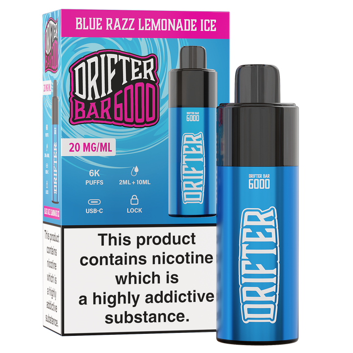 Drifter Bar 6000 Pod Kit (pre-filled) - Blue Razz Lemonade