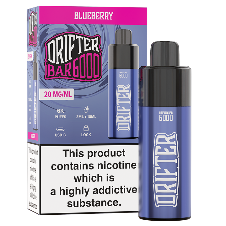 Drifter Bar 6000 Pod Kit (pre-filled) - Blueberry