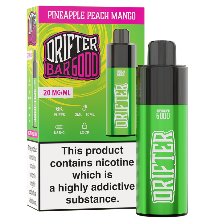 Drifter Bar 6000 Pod Kit (pre-filled) - Pineapple Peach Mango