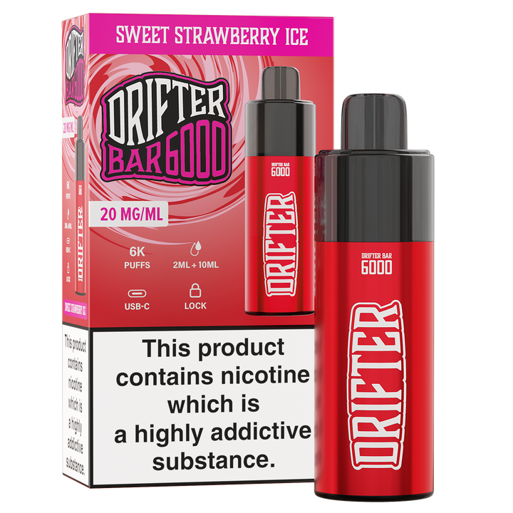 Drifter Bar 6000 Pod Kit (pre-filled) - Strawberry