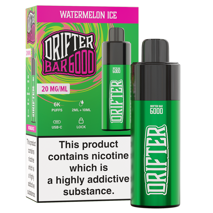 Drifter Bar 6000 Pod Kit (pre-filled) - Watermelon