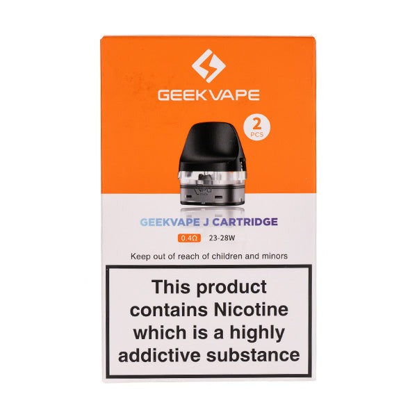 Geekvape J Cartridge Replacement Pods (2 pack) The Vape Escape Wales & England Geekvape J Cartridge Replacement Pods (2 pack) The Vape Escape Wales & England
