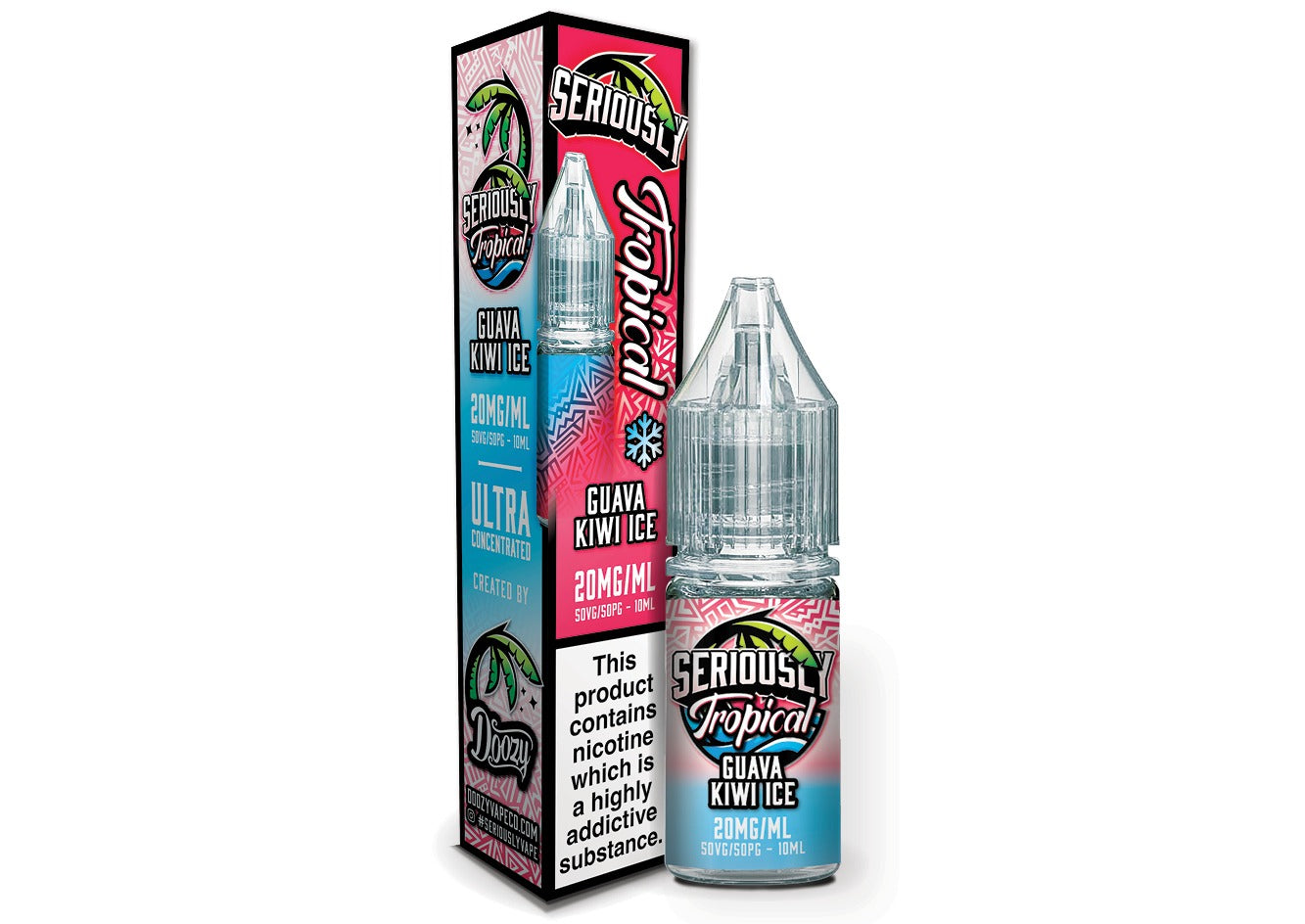 Seriously Tropical Salts 10ml - Guava Kiwi Ice