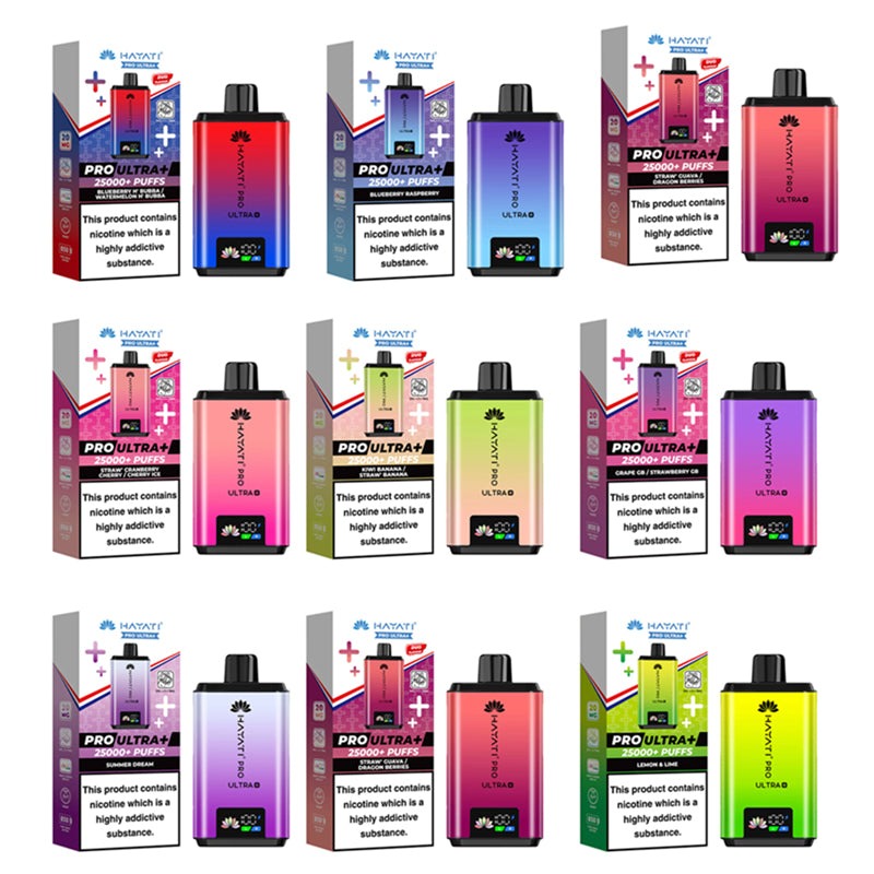 Hayati Pro Ultra Plus 25K Prefilled Vape Kit The Vape Escape Wales & England Hayati Pro Ultra Plus 25K Prefilled Vape Kit The Vape Escape Wales & England