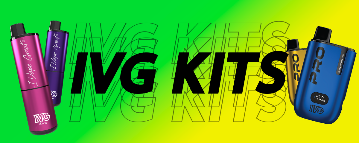 IVG 2400 Pod Kit front view – Rechargeable vape