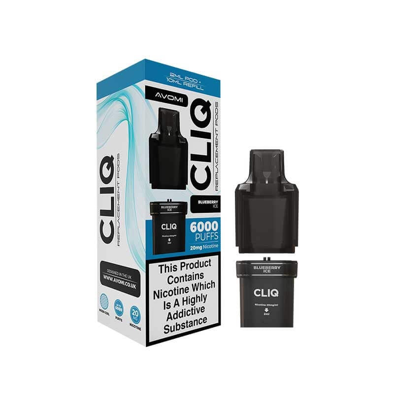 Avomi Cliq Prefilled Pods - Blueberry Ice