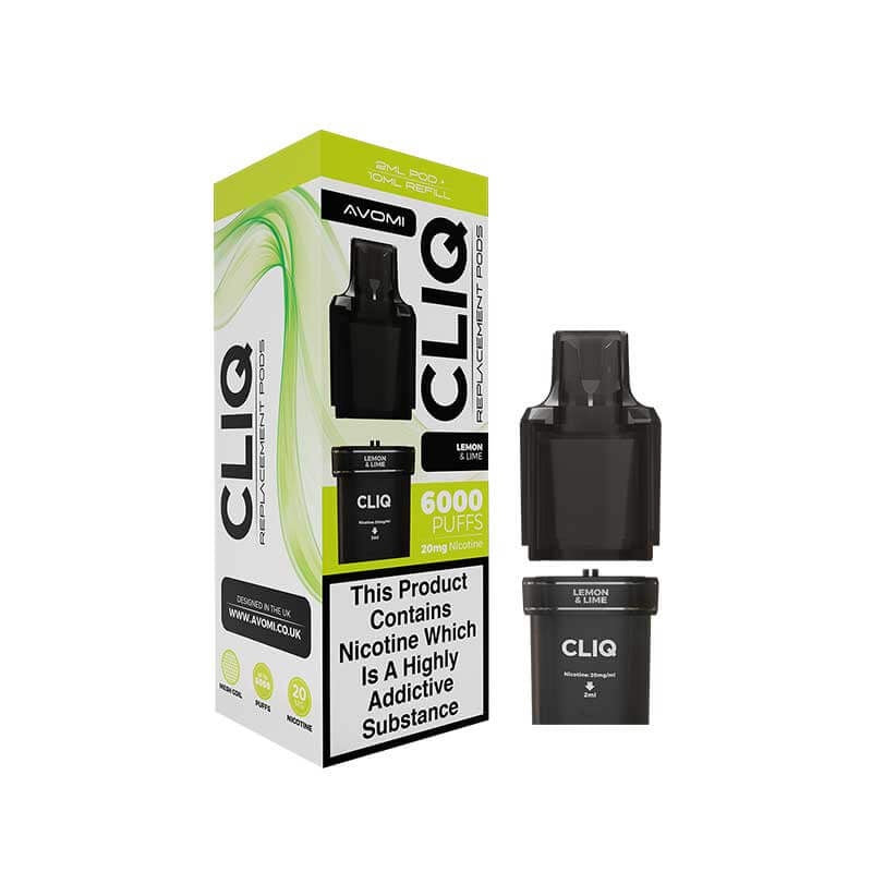 Avomi Cliq Prefilled Pods - Lemon Lime