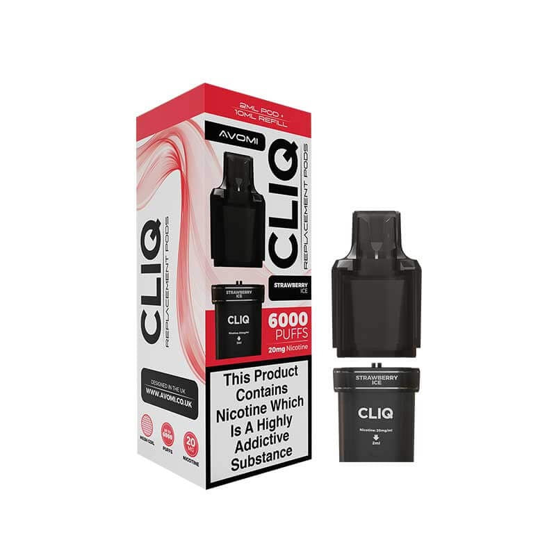 Avomi Cliq Prefilled Pods - Strawberry Ice
