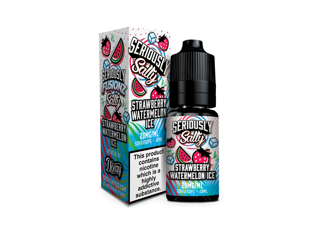 Seriously Fusionz Salty 10ml - Strawberry Watermelon Ice