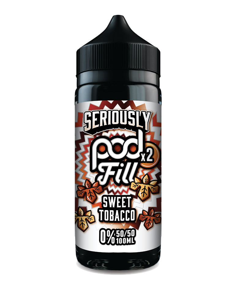 Seriously Pod Fill x2 100ml - Sweet Tobacco (FREE NIC SHOTS)