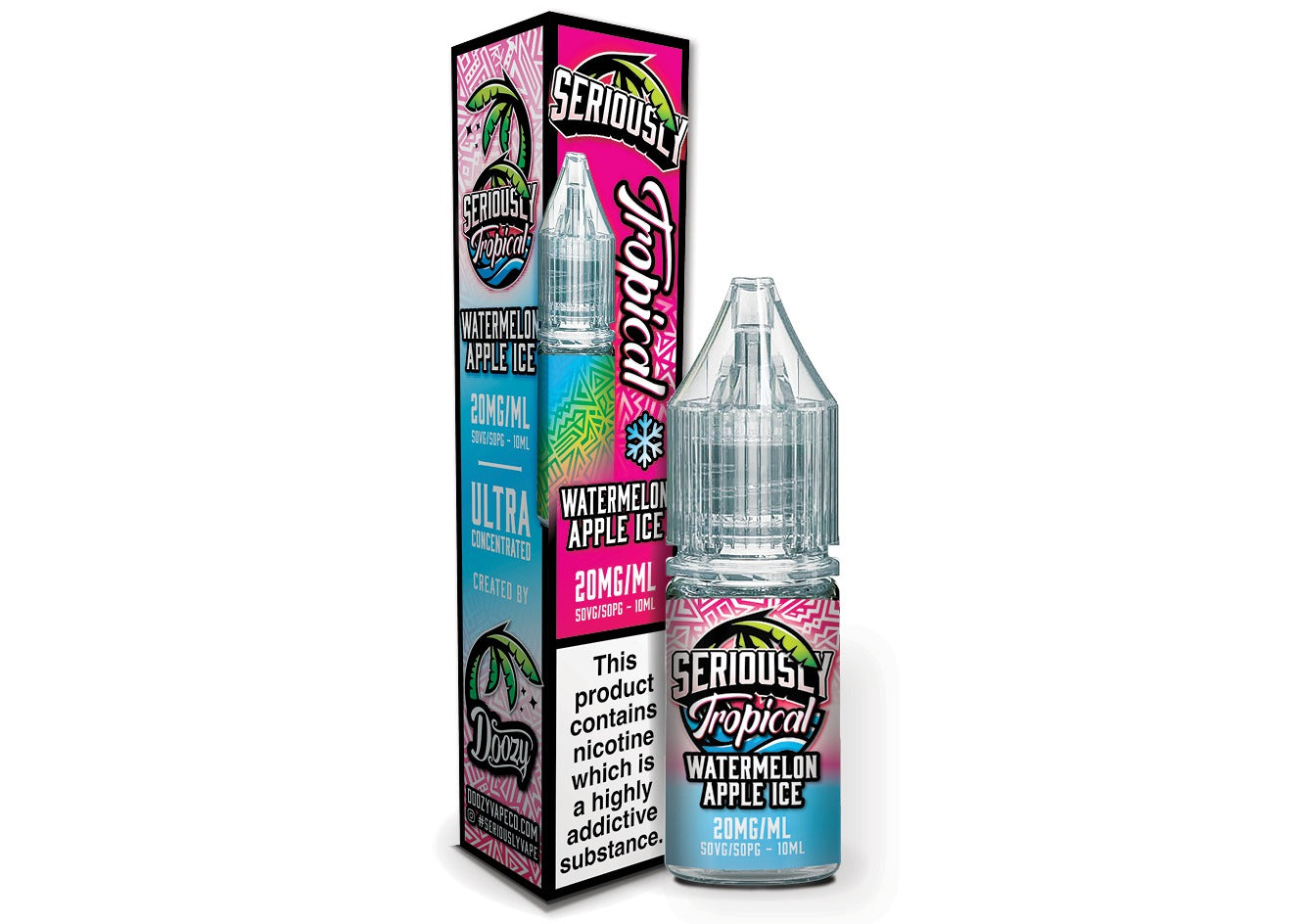 Seriously Tropical Salts 10ml - Watermelon Apple Ice