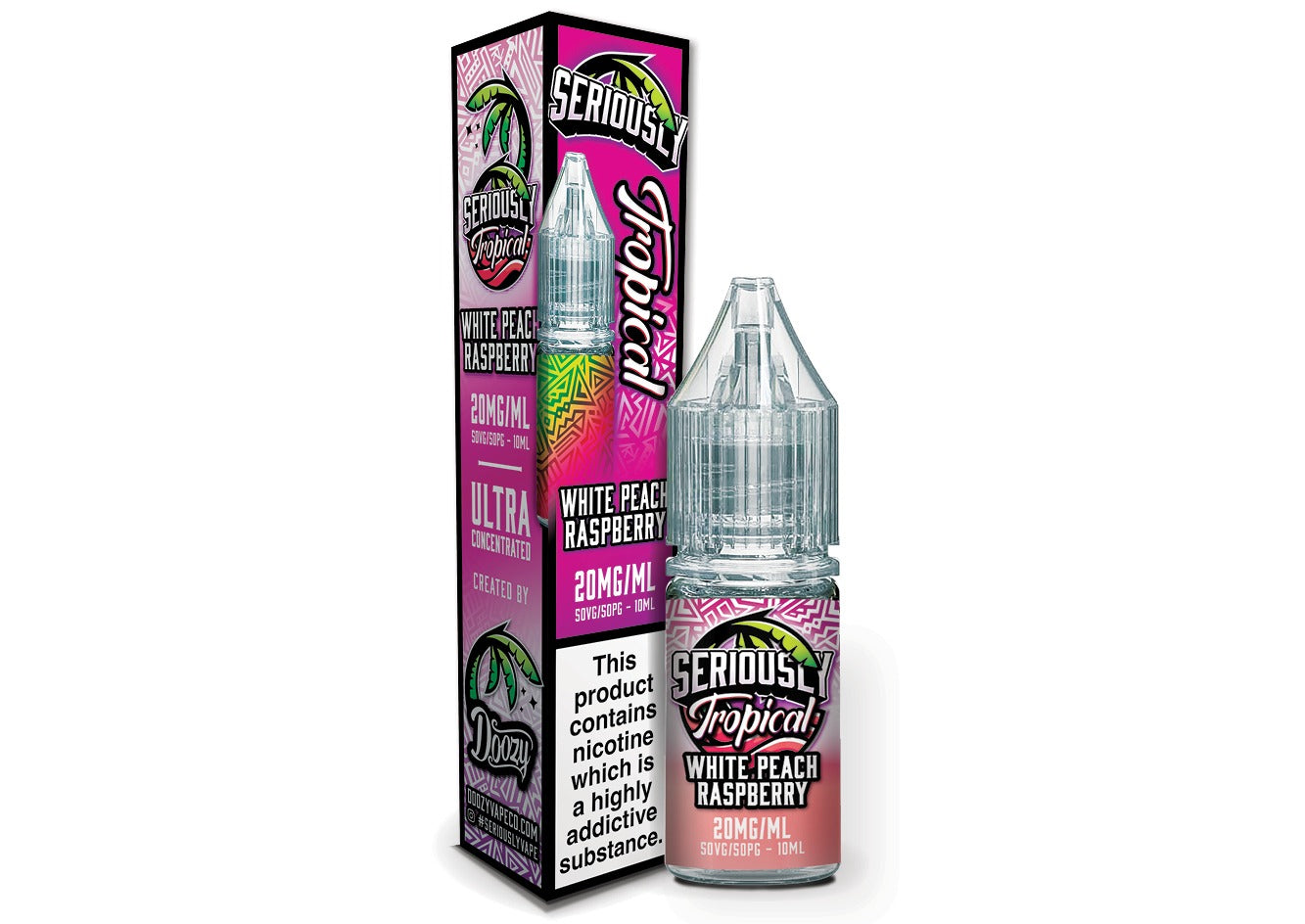 Seriously Tropical Salts 10ml - White Peach Raspberry