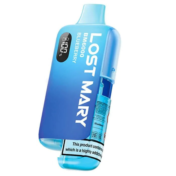 Lost Mary BM6000 Refillable Vape Kit - Blueberry