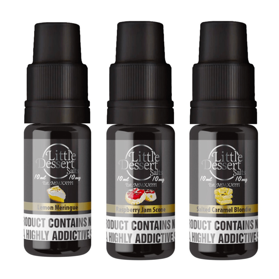 Little Dessert Salts - Mix and Match The Vape Escape Wales & England Little Dessert Salts - Mix and Match The Vape Escape Wales & England