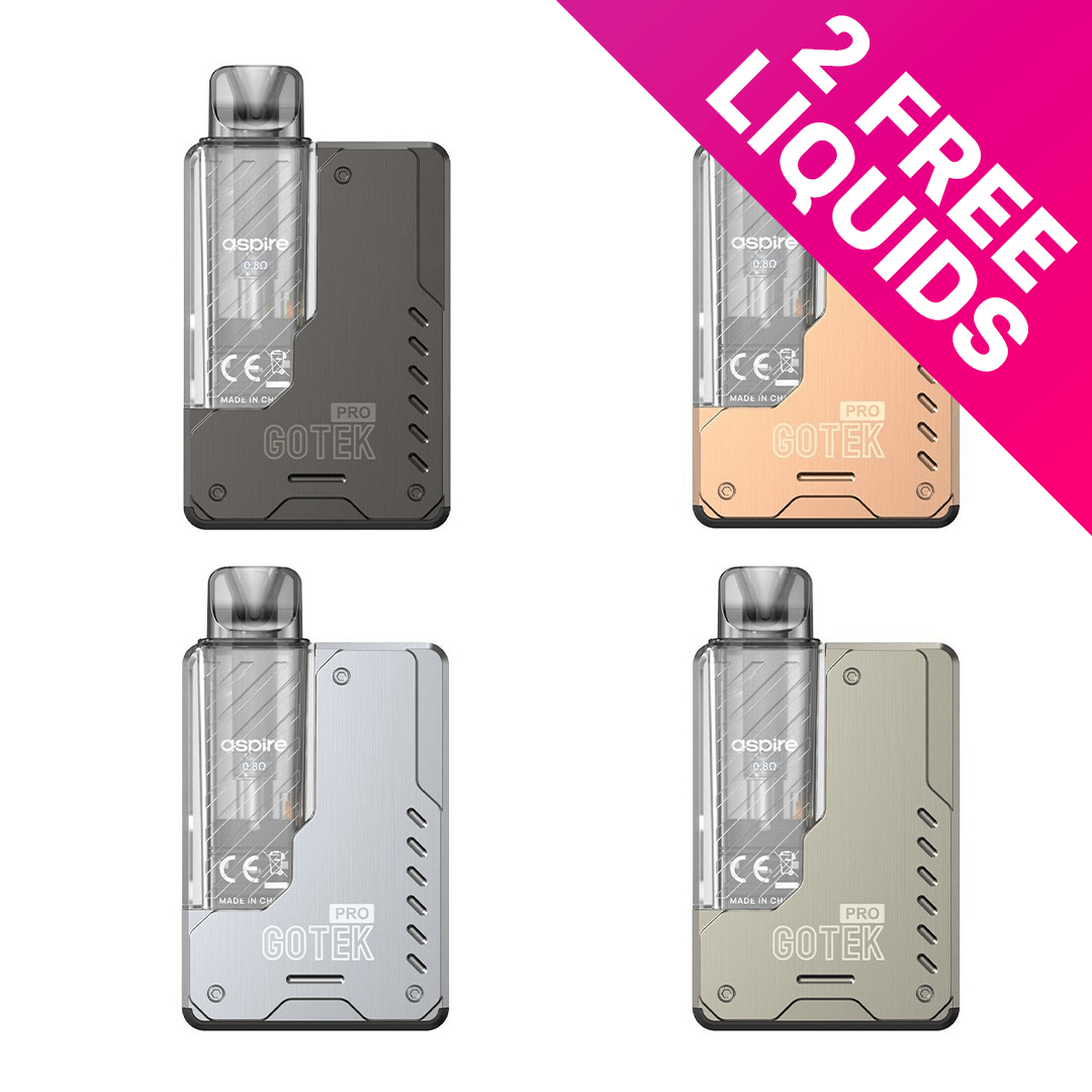 Aspire GOTEK Pro (2 FREE Liquids) - The Vape Escape Wales | Darth Vaper Wales