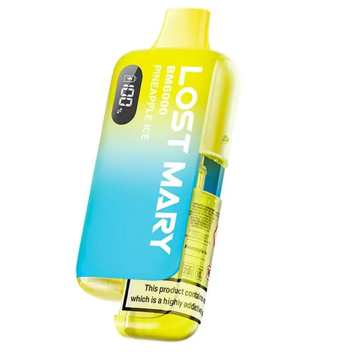 Lost Mary BM6000 Refillable Vape Kit - Pineapple Ice