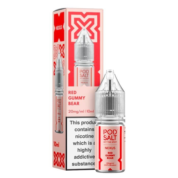 Nexus Pod Salts 10ml - Red Gummy Bear