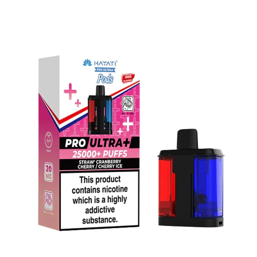 Hayati Pro Ultra Plus 25K Refill Pod - Strawberry Cranberry Cherry Ice