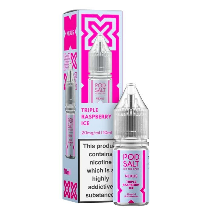 Nexus Pod Salts 10ml - Triple Raspberry Ice