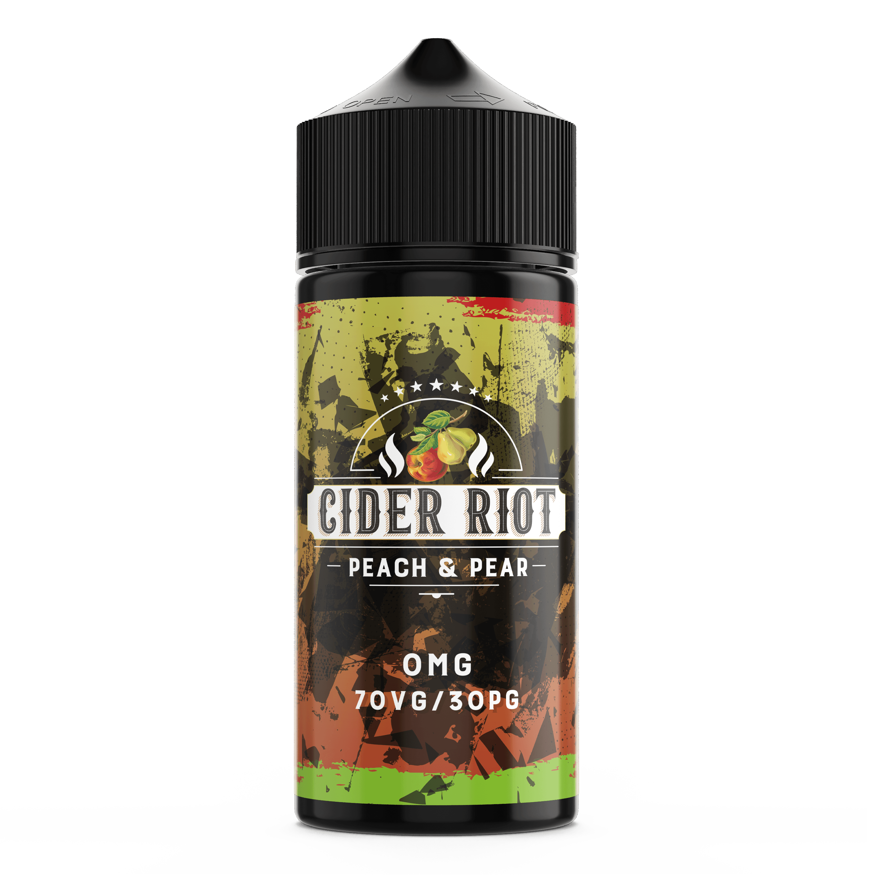 Cider Riot 100ml 0mg (FREE NIC SHOT) - Peach & Pear Cider The Vape Escape Wales & England Cider Riot 100ml 0mg (FREE NIC SHOT) - Peach & Pear Cider The Vape Escape Wales & England