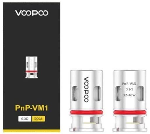 Voopoo PNP VM1 Coils (pack of 5) The Vape Escape Wales & England Voopoo PNP VM1 Coils (pack of 5) The Vape Escape Wales & England