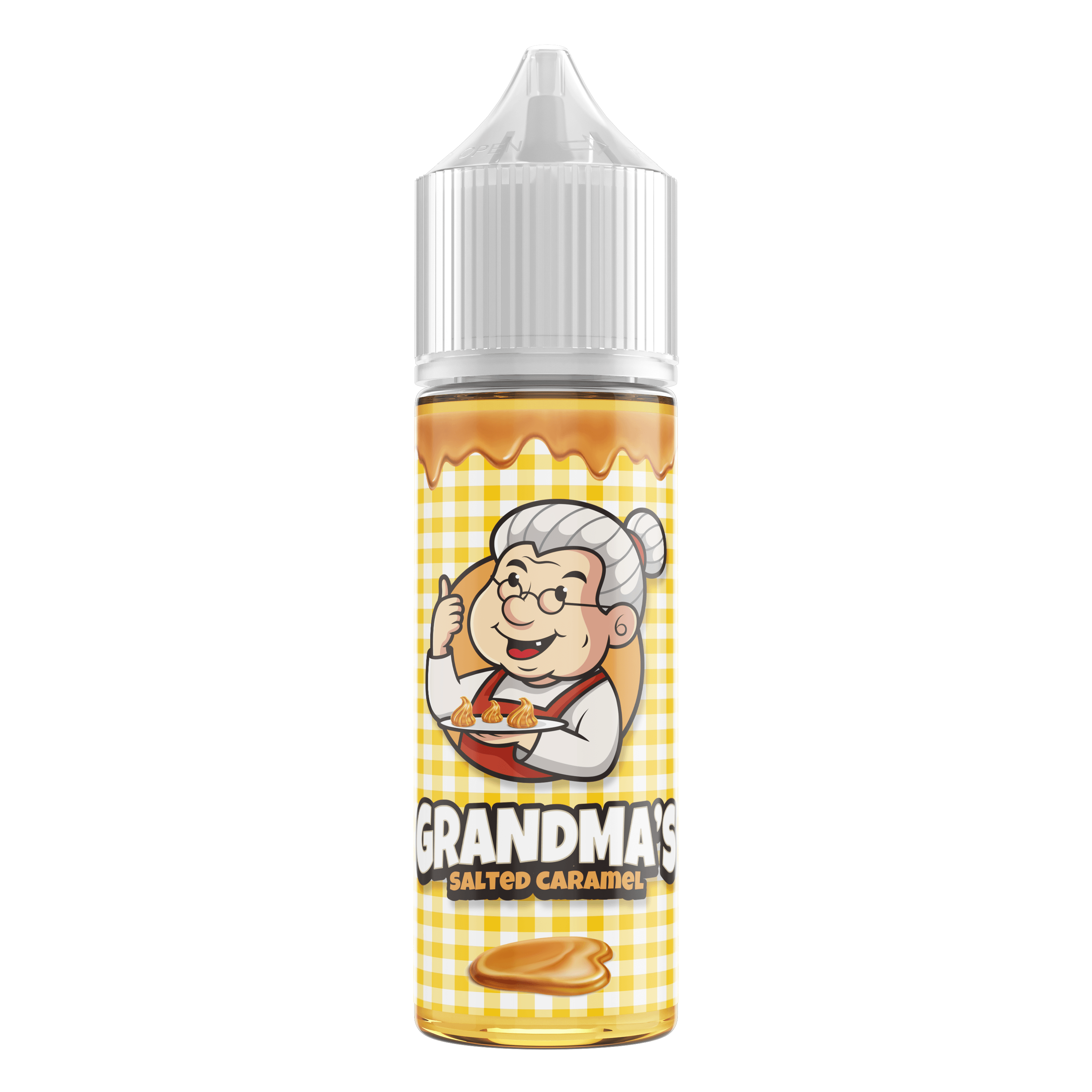 Grandma's Salted Caramel 50ml 0mg (FREE NIC SHOT) The Vape Escape Wales & England Grandma's Salted Caramel 50ml 0mg (FREE NIC SHOT) The Vape Escape Wales & England