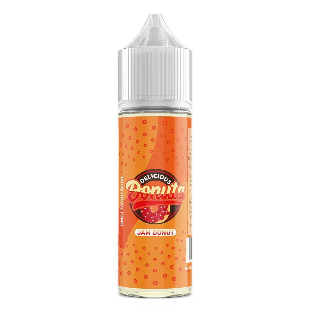 Delicious Donuts 50ml - Strawberry Jam The Vape Escape Wales & England Delicious Donuts 50ml - Strawberry Jam The Vape Escape Wales & England