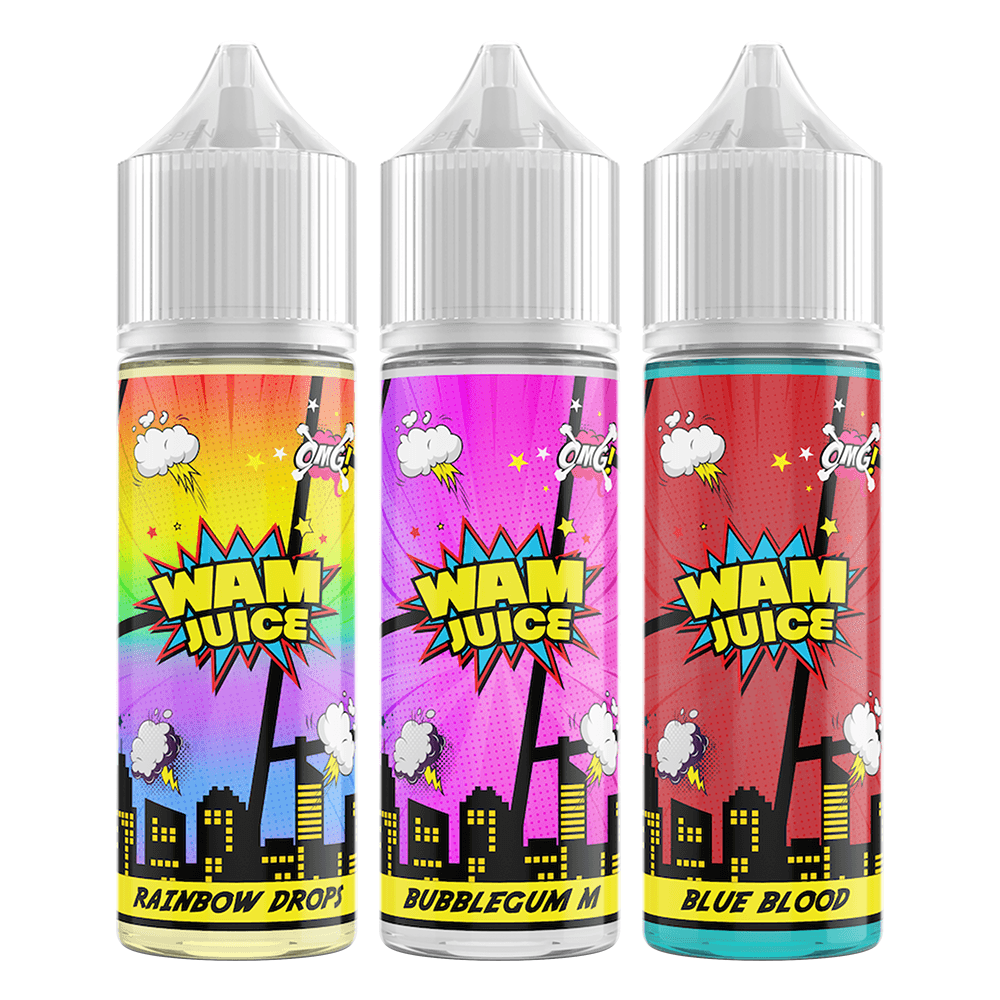 Rainbow Drops Vape Juice Wam Juice 50ml 0mg (FREE NIC SHOT) The Vape Escape Wales & Rainbow Drops Vape Juice Wam Juice 50ml 0mg (FREE NIC SHOT) The Vape Escape Wales &