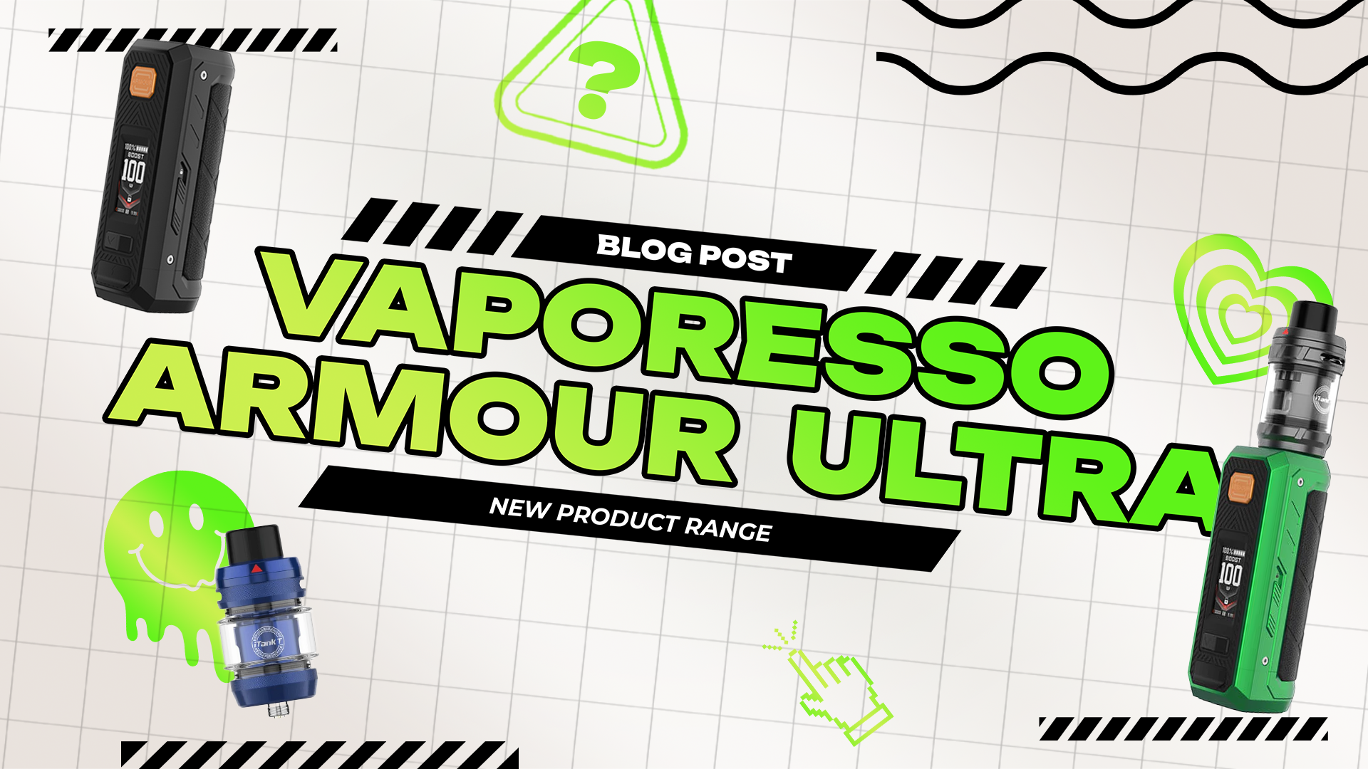 Vaporesso Armour Ultra Range: The Ultimate Durable 100W Vape Kit, Mod & Tank