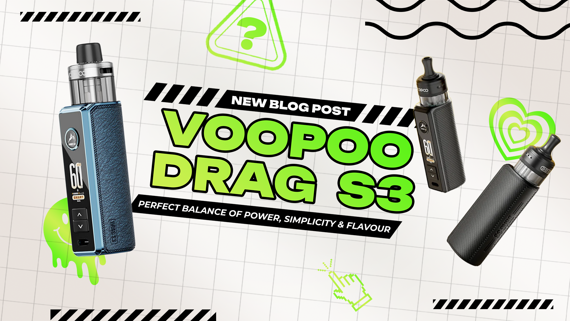 Voopoo Drag S3 Pod Kit: The Perfect Balance of Power, Simplicity & Flavour