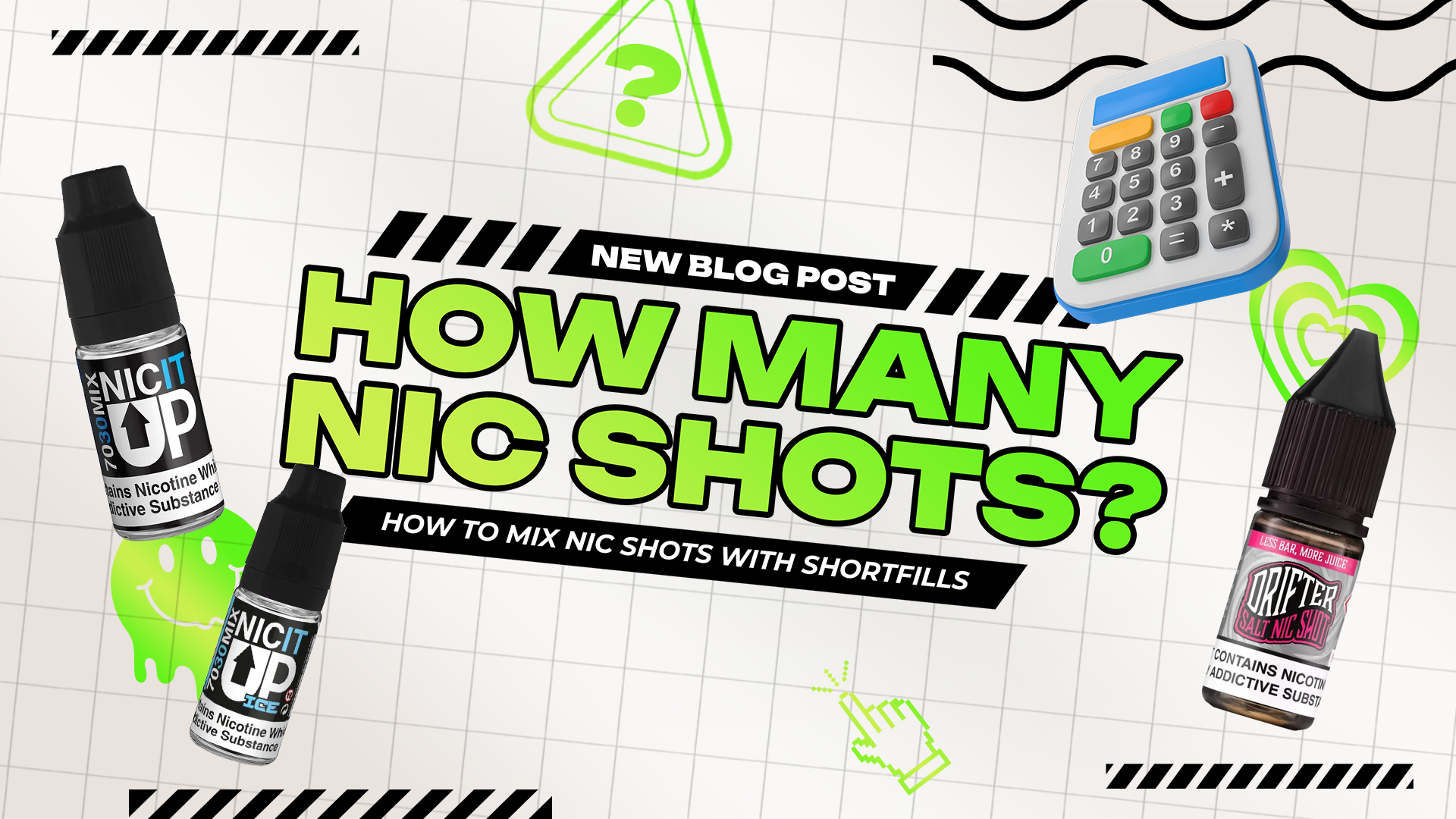 How Many Nic Shots? How to Mix Nic Shots with 50ml & 100ml Shortfills