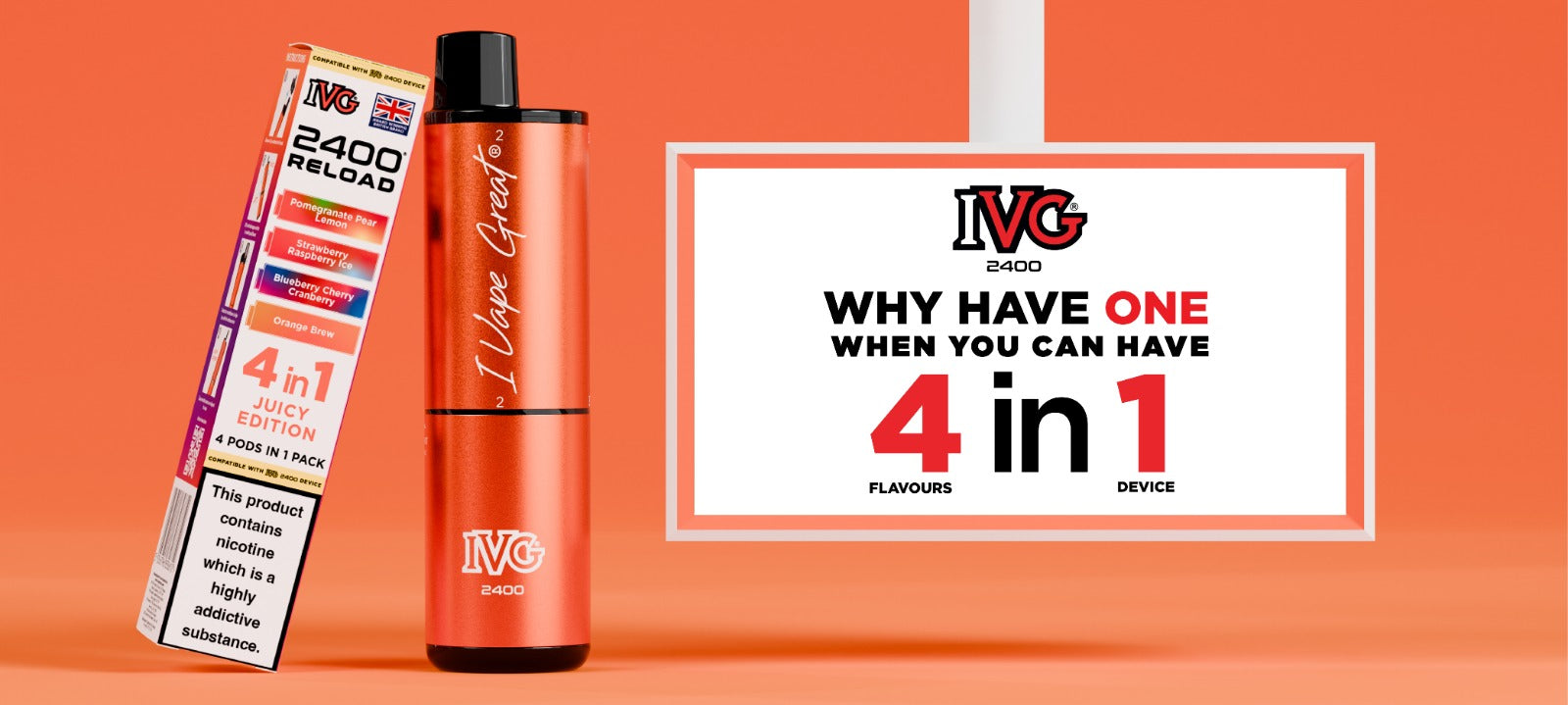 IVG 2400 Now at The Vape Escape