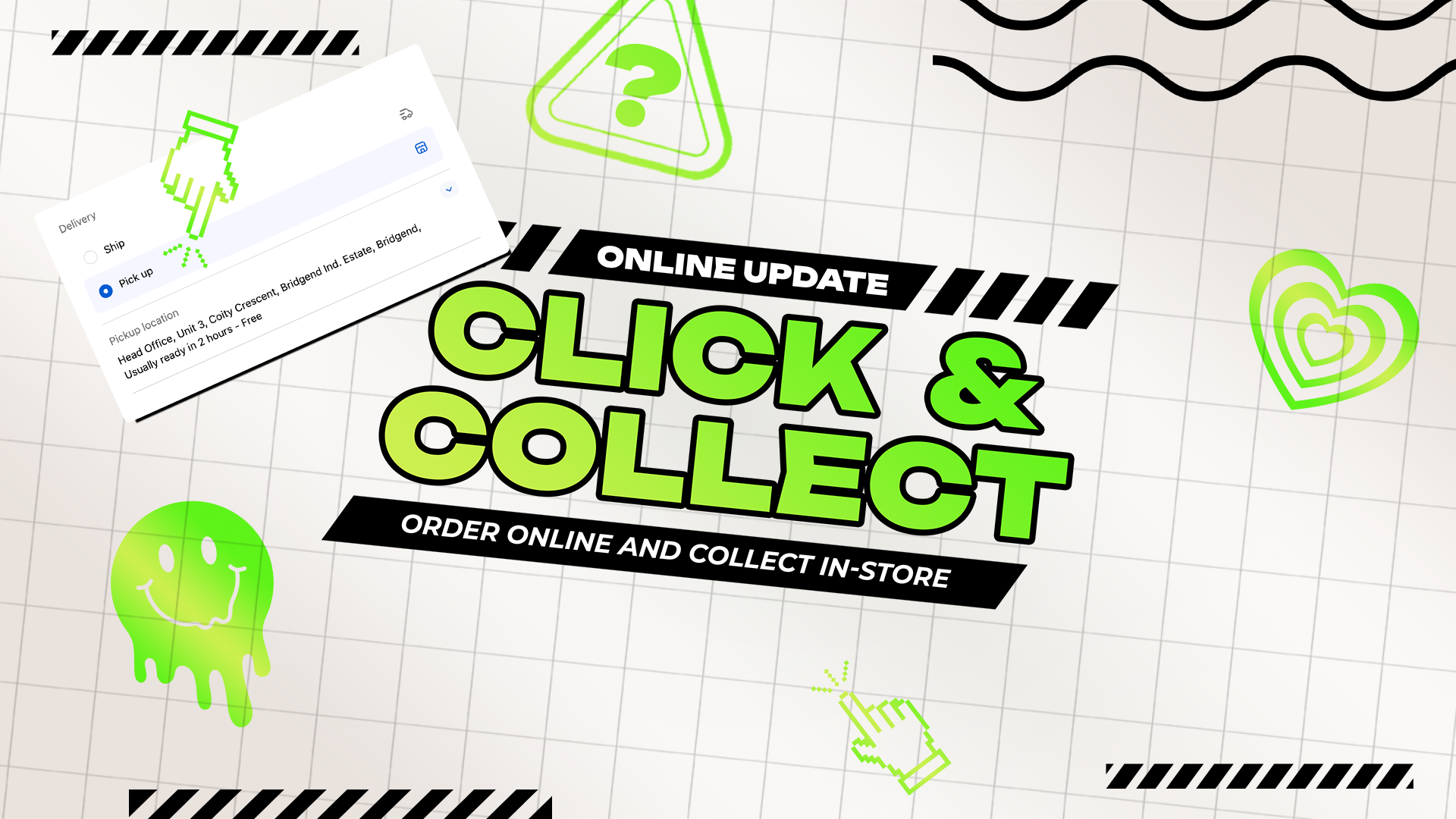 Click & Collect Now Available at Our Bridgend Head Office