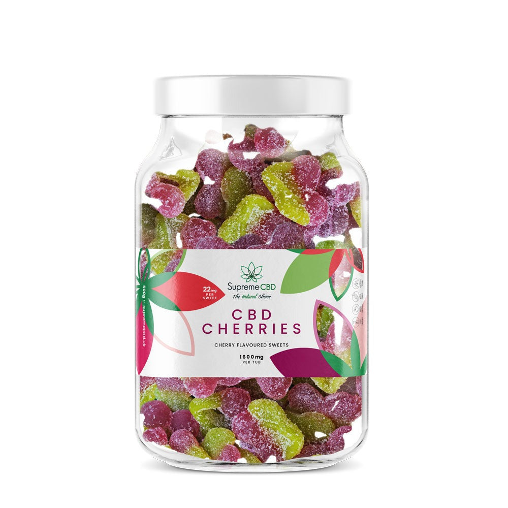 CBD Gummies 1600mg - Cherries (500g)