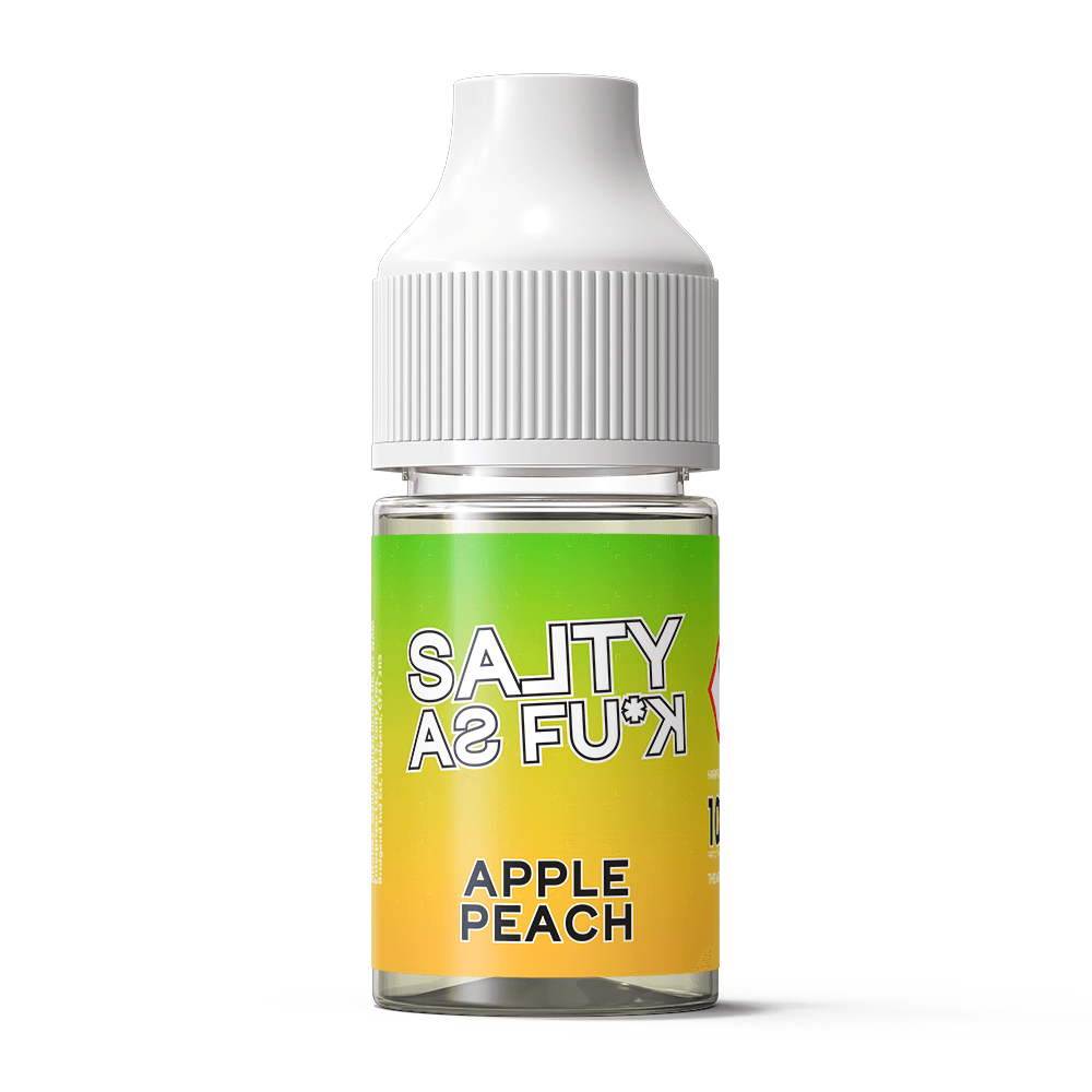 Apple Peach - Salty As Fu*k (Bar Salts) 10ml - The Vape Escape Wales | Darth Vaper Wales