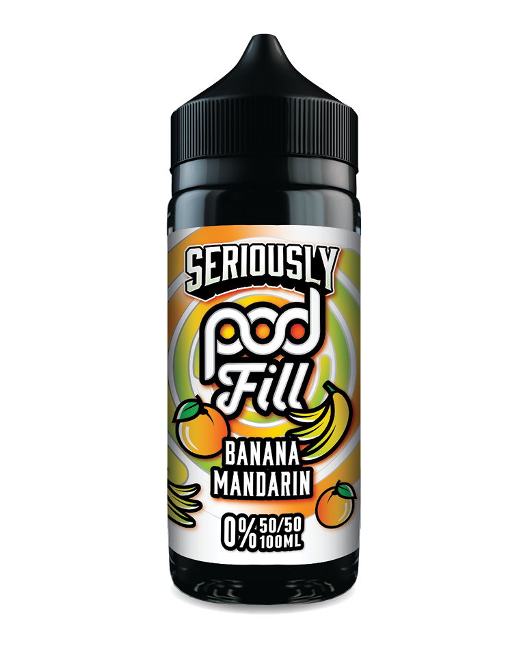 Seriously Pod Fill 100ml (FREE NIC SHOTS)