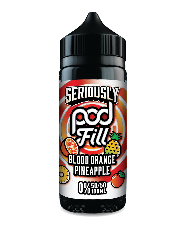 Seriously Pod Fill 100ml - Blood Orange Pineapple