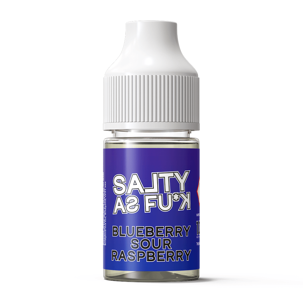 Blueberry Sour Raspberry - Salty As Fu*k (Bar Salts) 10ml - The Vape Escape Wales | Darth Vaper Wales