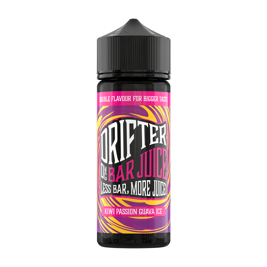 Kiwi Passionfruit Guava Ice - Drifter Bar Juice 100ml (Includes 2 Salt Nic Shots) - The Vape Escape Wales | Darth Vaper Wales