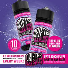 Load image into Gallery viewer, Sweet Blueberry Ice - Drifter Bar Juice 100ml (Includes 2 Salt Nic Shots)