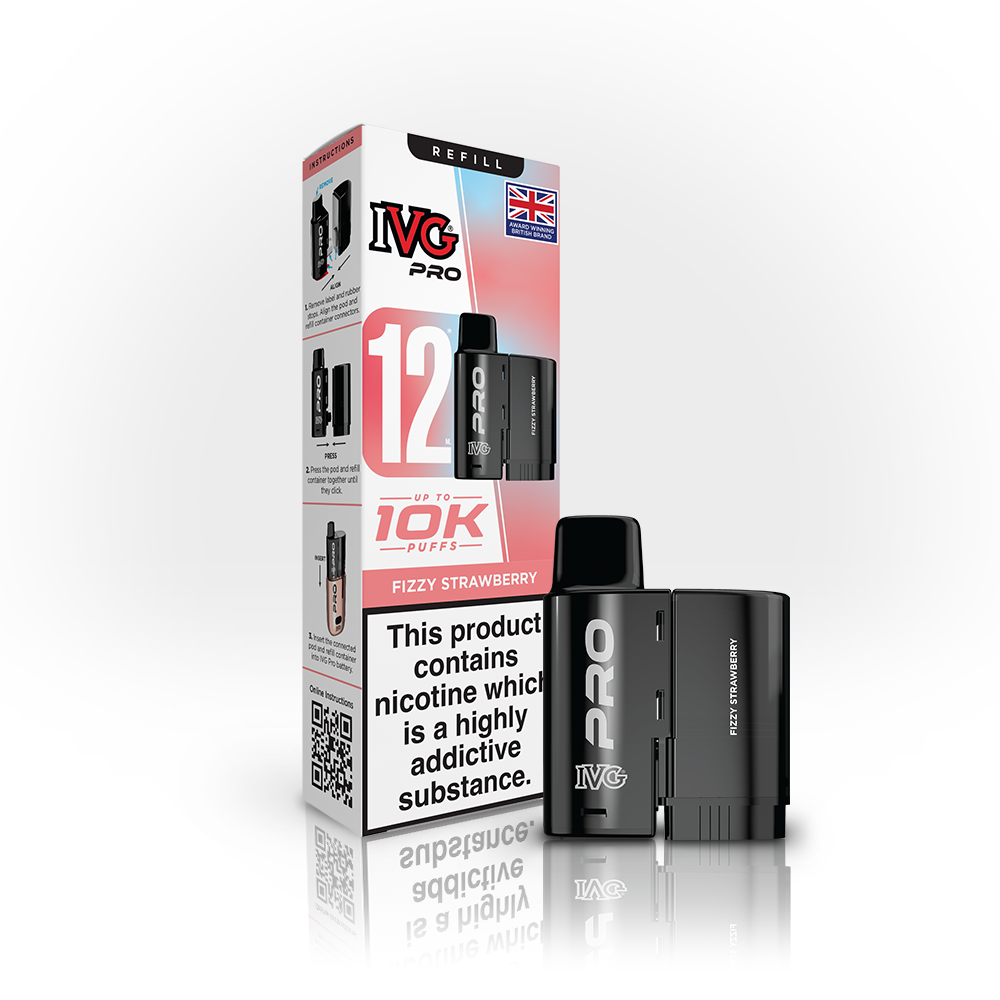 IVG Pro 12 Pod Refill - Fizzy Strawberry