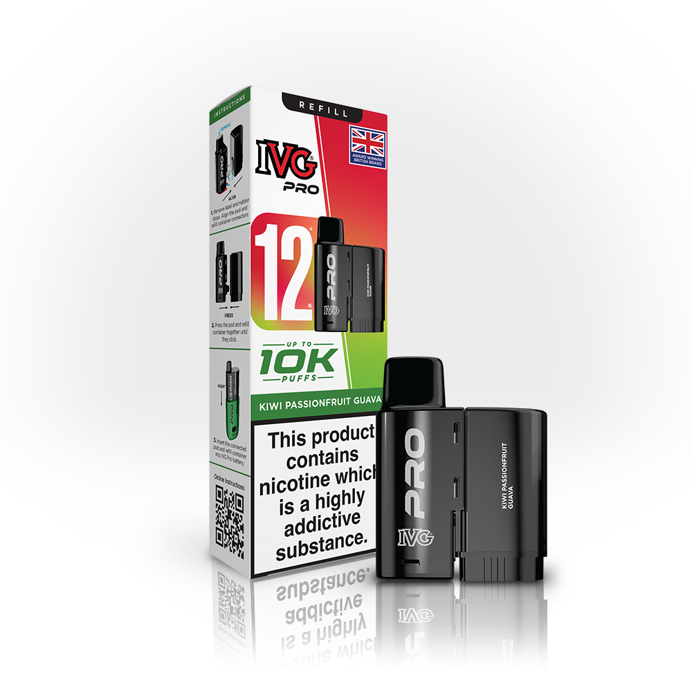 IVG Pro 12 Pod Refill - Kiwi Passionfruit Guava