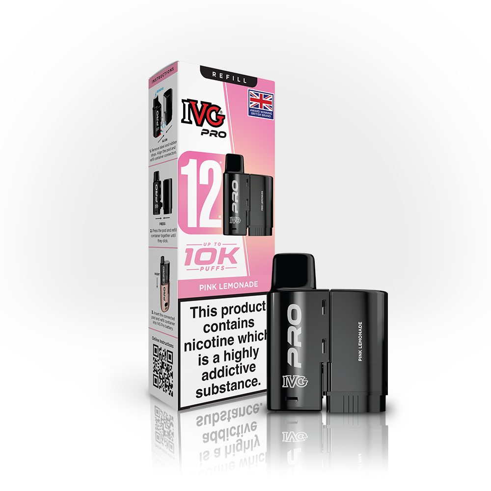 IVG Pro 12 Pod Refill - Pink Lemonade