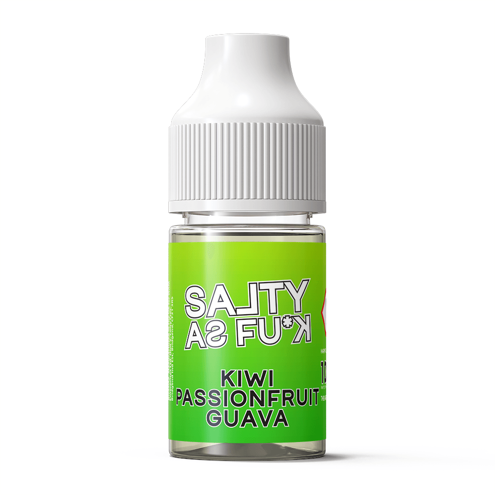 Kiwi Passionfruit Guava - Salty As Fu*k (Bar Salts) 10ml - The Vape Escape Wales | Darth Vaper Wales